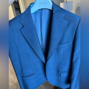 Enrico Crociani Italy Men's Blue Blazer
